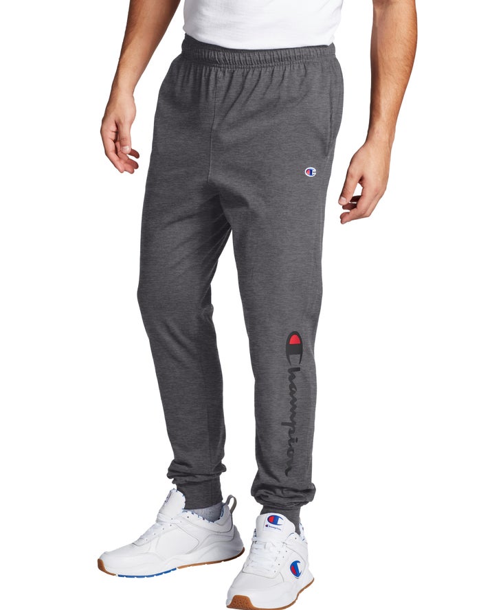 Jogger Champion Hombre - Classic Jersey Script Logo ( Gris Oscuro ) 9328071-PU